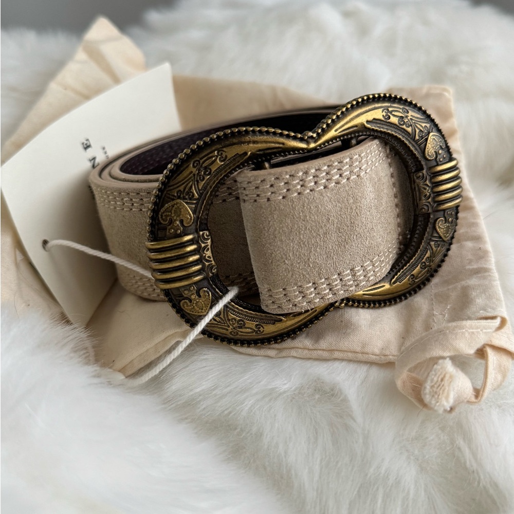 Sezane Gaia Belt in Mastic - Picture 2 of 4